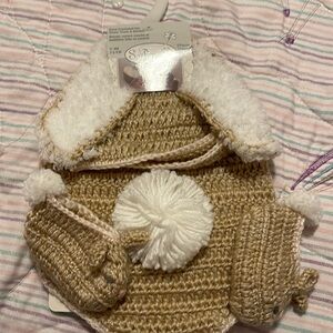 So-Dorable Knit Baby Bunny Suit